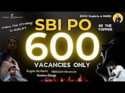 YOUR SEAT - 600 Vacancies SBI PO | How to crack SBI PO 2024 Prelims and Mains | RIGHT APPROACH |