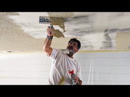 How to Remove Popcorn Ceilings | DIY HOME REMODEL