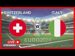 🔴EN VIVO • Suiza vs Italia • Octavos de final • UEFA Euro 2024 • Transmisión en vivo del partido