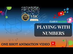 CBSE Class 8 || Maths || Playing with Numbers || Animation || in English @digitalguruji3147