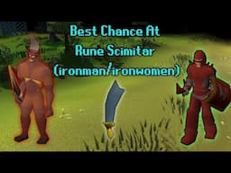 Ironmen, getting Rune Scimmy is easier than Fire Giants (OSRS)