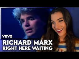 TIMELESS BALLAD!! First Time Reaction to Richard Marx - "Right Here Waiting"