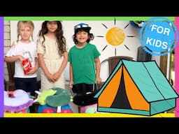 CAMPING Fun for Kids⛺ What is Camping?🏕 Outdoors for Kids #educationalvideosforkids #forkids