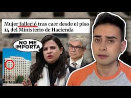 Mujer CAYÓ DESDE PISO 14 en Ministerio de Hacienda y el gobierno se esconde