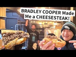 BRADLEY COOPER Made Me a CHEESESTEAK! Trying Danny & Coop's in NYC!