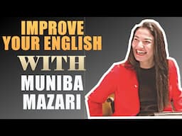 IMPROVE YOUR ENGLISH WITH MUNIBA MAZARI (English Interview With Big Subtitles)