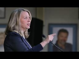 NDP leader Marit Stiles chastises Ford at local stops