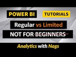 Power BI Modelling Limited vs Regular Relationship | Analytic with Nags 500th Video