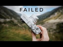 Failed Photography Mission on my Triumph Scrambler 900 in the Swiss Alps