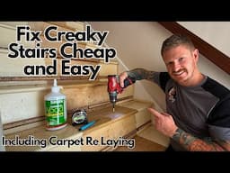 How to Fix Creaky Stairs - Easy DIY Fix Anyone Can Do!