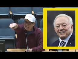 Dallas Cowboys Fan ROASTS Jerry Jones At City Hall!