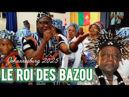 Diaspora Africaine le Roi Bazou du cameroun partagez la celebration de ca vie à Johannesburg