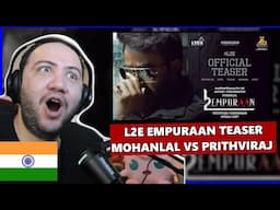 🇮🇳 L2E Empuraan Teaser | Mohanlal, Prithviraj Sukumaran | Murali Gopy | Subaskaran | Producer Reacts