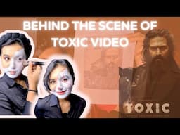 Behind the scene of toxic video 😈 | #varsha_kaveri #dailyvlog #makeuptips