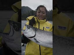 Catching salmon and cooking for the solar crew! Power outages aren’t gonna stop our YouTubes.