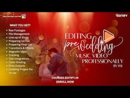 PRE WEDDING MUSIC VIDEO | LEARN TO EDIT A PRE WEDDING LIKE THIS