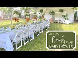 We Can Bearly Wait Neutral Babyshower | Set Up With Me