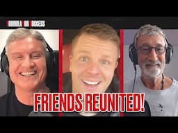 "WE MADE YOU!!!" 😡 | Jake Humphrey REUNITED with David Coulthard and Eddie Jordan