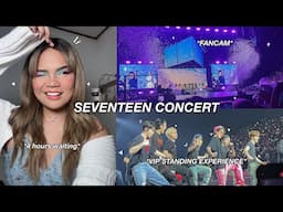 seeing SEVENTEEN up close for the first time! (concert experience)