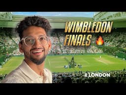 Wimbledon Finals Live from London 🔥 | Vlog 78 @Wimbledon