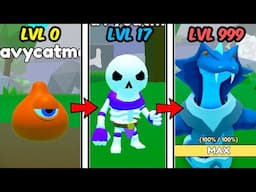 I Unlocked King Monster Evolution! Max Size & Power! | Roblox Monster Evolution