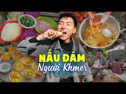 Tết: NẤU ĐÁM theo kiểu Khmer ở An Giang. Tết Miền Tây Việt Nam