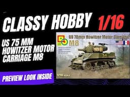 Classy Hobby 1/16 M8 75MM Howitzer Motor Carriage , preview look inside