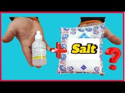 Ordinary SALT does a miracle !!! DIY