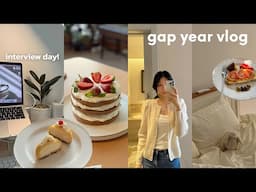 gap year vlog | interview day🫢, baking and family time