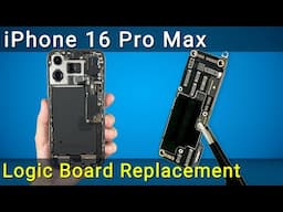 Fixing a Faulty iPhone 16 Pro Max Logic Board – Complete DIY Guide