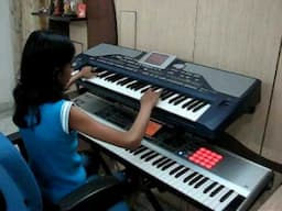 Kati Patang - Yeh jo mohabbat hai - Indian Instrumental (Keyboard) song performed by 10 year old...