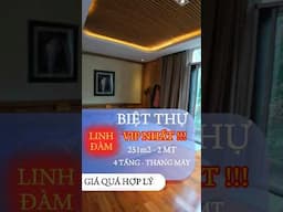 Biệt thự vip nhất bán đảo Linh Đàm  #bietthulinhdam #hoanghabds