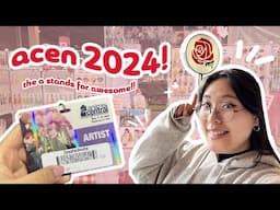 artist alley diaries | successful solo show at ACEN 2024!