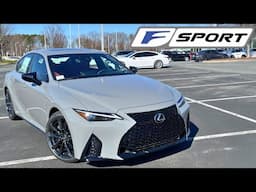 2025 Lexus IS350 F Sport: POV Start Up, Test Drive, Walkaround and Review