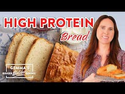 High Protein Bread Recipe 🍞 (No Yeast & Only 6 Ingredients!)