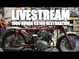 LIVE from the K.O.W. Classic Motorcycle Restoration Shop! 1966 Honda CB160