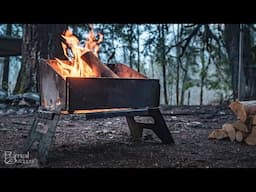 Flat Pack Portable Fire Pit