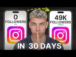 How I Get 49,950 Instagram Followers EVERY Single Month