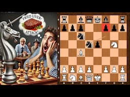 FRIED LIVER ATTACK TRAP || A classic trap in the Italian game Chess Opening