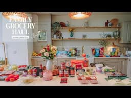 GROCERY HAUL & MEAL PLAN FOR A FAMILY OF FIVE | FEBRUARY 2025