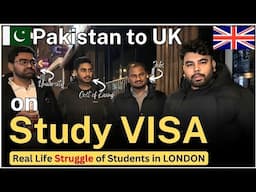 Pakistan 🇵🇰  to UK 🇬🇧 [How is Student Life, University, Fees, Jobs, & Cost of Living in London]