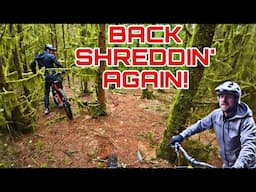 BACK SHREDDING BIKES 3 WEEKS AFTER A HERNIA OPERATION!!