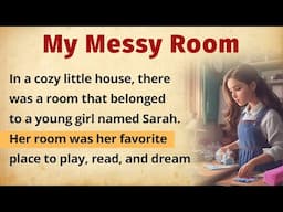 Learn English Through Story🚨My Messy Room | Reading & Listening | English Story