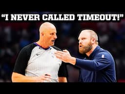 Referee makes Grizzlies coach Taylor Jenkins call a timeout even though he never did, a breakdown