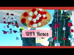 Roses Hanging Wind Chimes Mobile Crib Pendant Decorations Gifts For Newborn Nursery Decor boy/girl