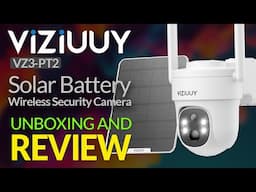 Is This the Ultimate Solar-Powered Security Camera? VIZIUY VZ-3PT2 Hands-On Review!