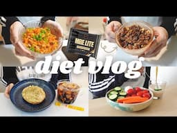 Diet vlog | walking 10k steps a day to manage my weight + high protein diet