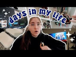 DAYS IN MY LIFE ✨ girls weekend, working on the preorder, + MORE!