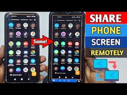 How to Share Phone Screen & Control it Remotely 2025