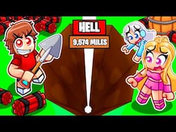 Digging To HELL With 7,283,219 BOMBS With MY CRAZY FAN GIRLS...